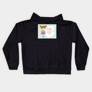 Encourage Each Other Kids Scripture Art Kids Hoodie